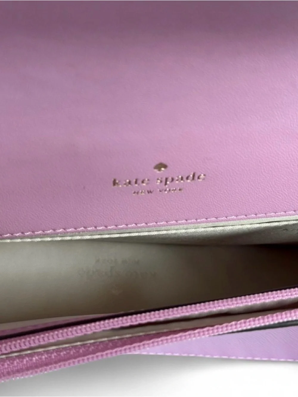 kate spade Pink Leather Crossbody with Gold Chain